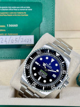 Carica l&#39;immagine nel visualizzatore di Gallery, Rolex Sea-Dweller Deepsea D-blue dial 136660 year 2023 full set
