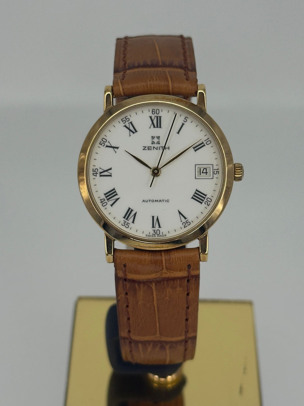 Zenith automatico cassa in oro giallo 18KT 33mm