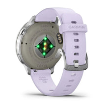 Carica l&#39;immagine nel visualizzatore di Gallery, GARMIN 010-03013-01 VENU 4 SILVER E PERIWINKLE 41MM
