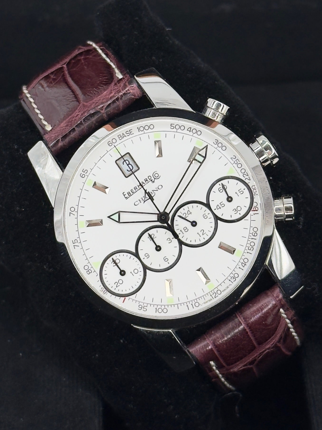 Eberhard Chrono4 referenza 31041 full set – BIONDO GIOIELLERIA