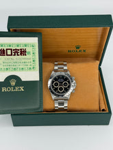 Carica l&#39;immagine nel visualizzatore di Gallery, Rolex Daytona Zenith ref. 16520 year 1995 full set
