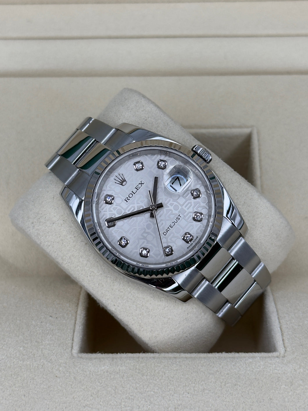 Rolex Datejust 36 ref. 116234 year 2019 full set