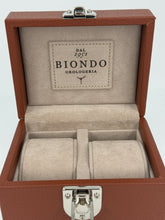 Carica l&#39;immagine nel visualizzatore di Gallery, Box luxury porta orologi Biondo 2 posti marrone
