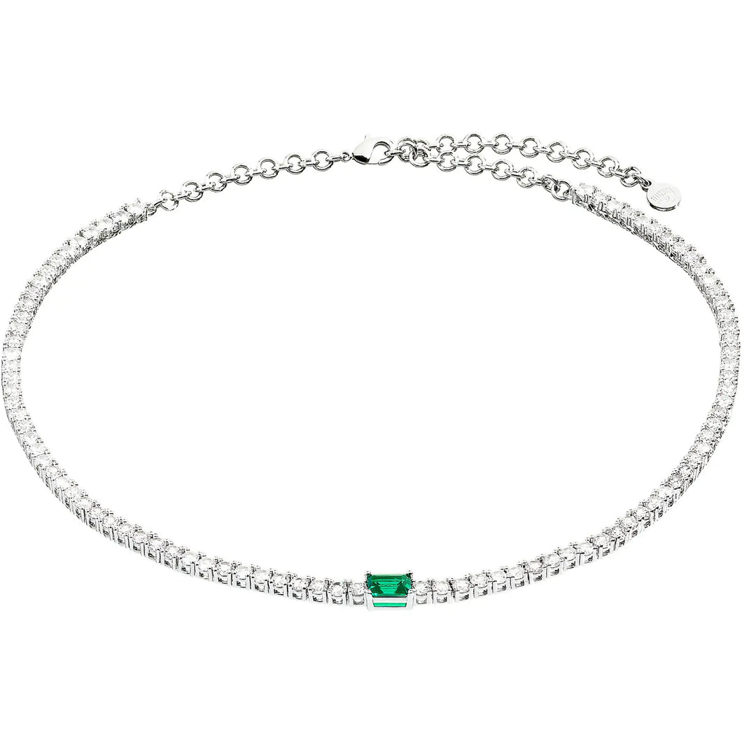 Collana tennis donna CHIARA FERRAGNI brand emerald