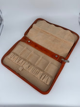 Carica l&#39;immagine nel visualizzatore di Gallery, Astuccio luxury porta orologi Biondo 10 posti arancione

