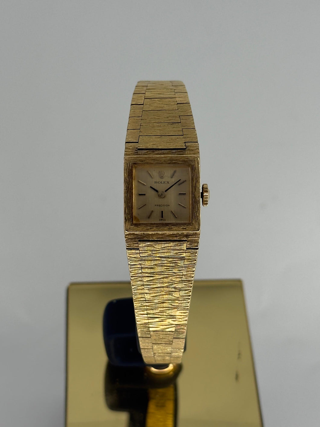 Rolex Ladies Precision carica manuale in oro giallo 18K