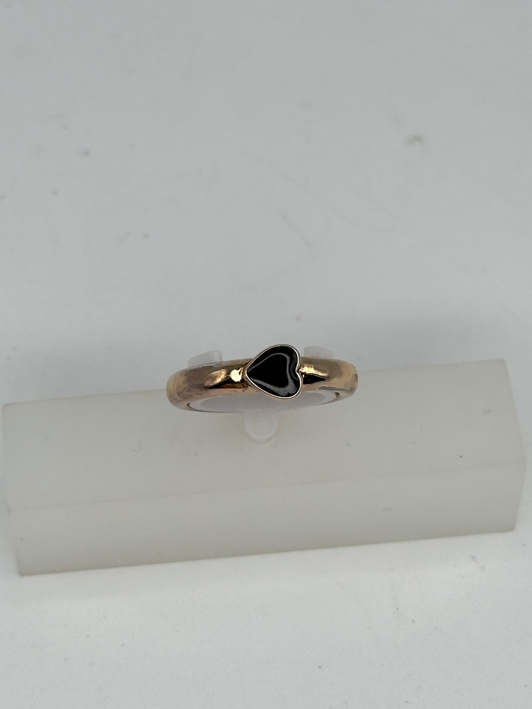 Anello donna TOUS cuore nero