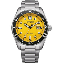 Carica l&#39;immagine nel visualizzatore di Gallery, Citizen Sport Ecodrive giallo AW1760-81Z
