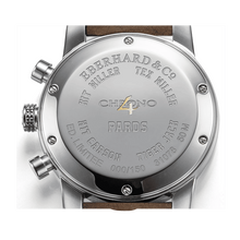 Carica l&#39;immagine nel visualizzatore di Gallery, Eberhard Chrono 4 X Tex Willer 31078 CP Quadrante Blu e Sabbia 42mm Limited Edition 150 pz
