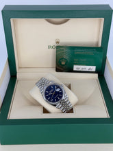 Carica l&#39;immagine nel visualizzatore di Gallery, Rolex Datejust 36mm Blu ref. 126200 year 2021 full set
