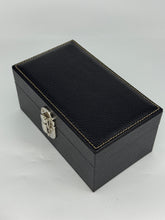Carica l&#39;immagine nel visualizzatore di Gallery, Box luxury porta orologi Biondo 3 posti nera
