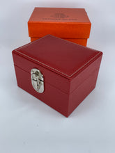 Carica l&#39;immagine nel visualizzatore di Gallery, Box luxury porta orologi Biondo 2 posti rossa
