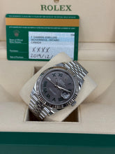 Carica l&#39;immagine nel visualizzatore di Gallery, Rolex Datejust 41mm Wimbeldon 126334 year 2019 full set
