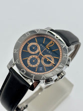 Carica l&#39;immagine nel visualizzatore di Gallery, Bulgari Bulgari Chronograph ref. BB42SLCH year 2015
