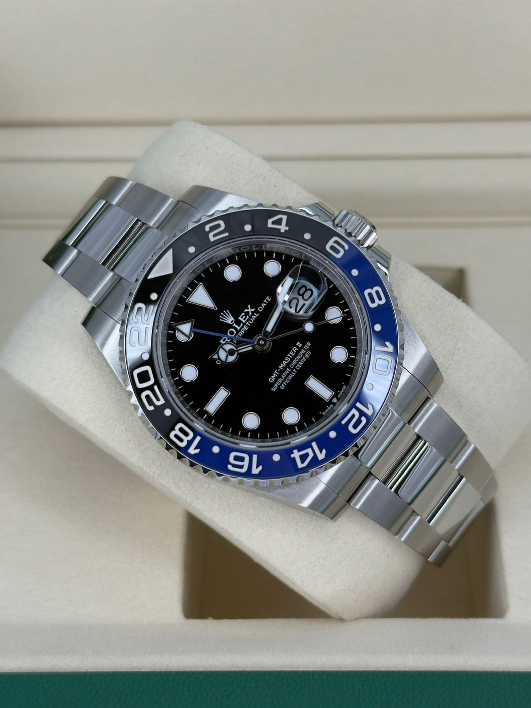 Rolex GMT-Master II Batman 126710BLNR year 2025 full set LIKE NEW