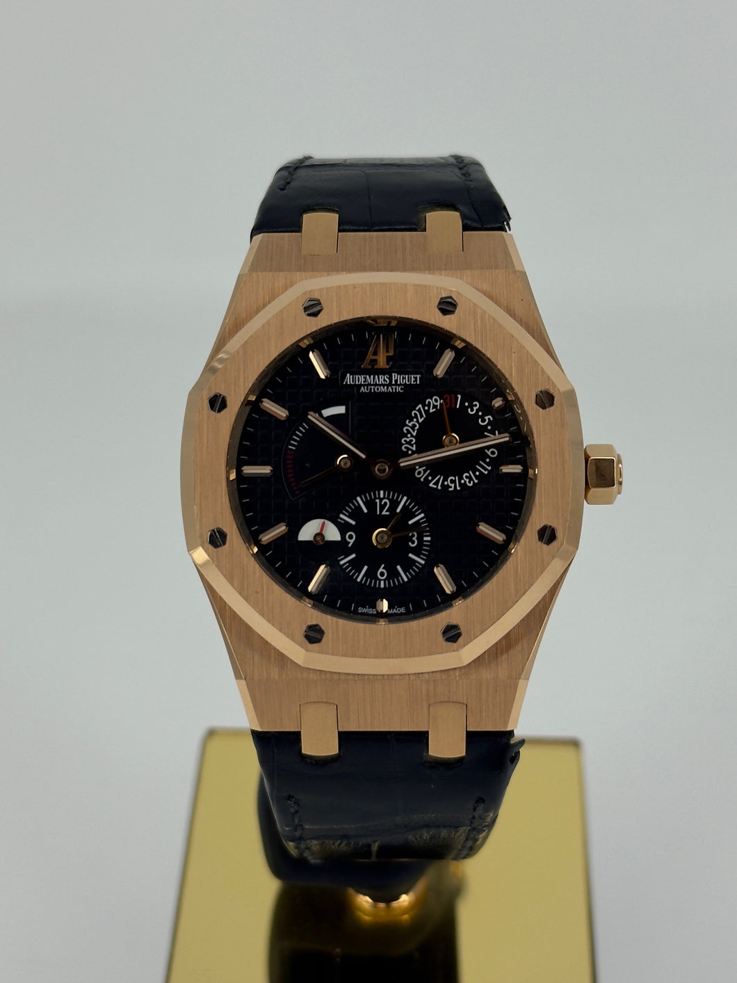 Audemars Piguet Royal Oak Dual Time 18K rose gold ref. 26120OR.OO.D002CR.01 year 2017