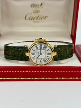 Carica l&#39;immagine nel visualizzatore di Gallery, Cartier must de Cartier Tank Vermeil 24mm ref. 590004 Full set
