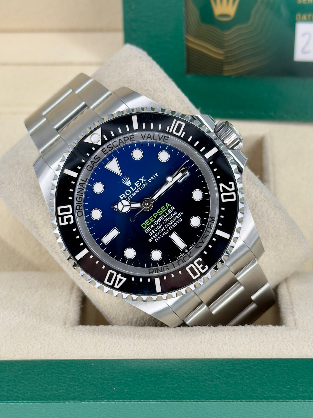 Rolex Sea-Dweller Deepsea D-blue dial 136660 year 2023 full set