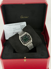 Carica l&#39;immagine nel visualizzatore di Gallery, Cartier Santos medium WSSA0061 year 2025 full set NEW
