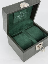 Carica l&#39;immagine nel visualizzatore di Gallery, Box luxury porta orologi Biondo 2 posti nera
