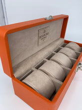 Carica l&#39;immagine nel visualizzatore di Gallery, Box luxury porta orologi Biondo 5 posti arancione
