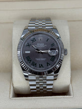 Carica l&#39;immagine nel visualizzatore di Gallery, Rolex Datejust 41mm Wimbeldon 126334 year 2019 full set
