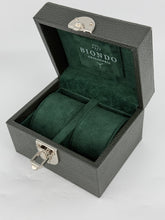 Carica l&#39;immagine nel visualizzatore di Gallery, Box luxury porta orologi Biondo 2 posti nera
