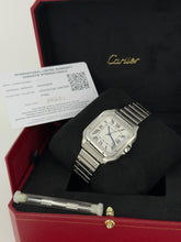 Carica l&#39;immagine nel visualizzatore di Gallery, Cartier Santos Medium WSSA0029 year 2022 full set

