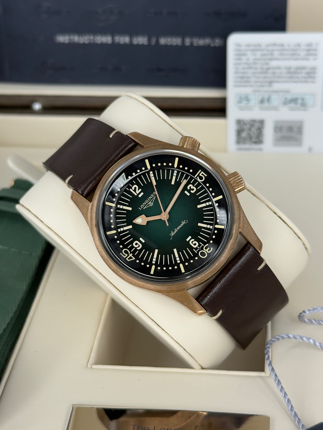 Longines Legend Diver bronze ref. L37741502 year 2022 full set