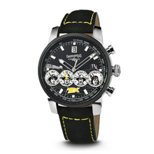 Carica l&#39;immagine nel visualizzatore di Gallery, Eberhard Chrono 4 X Tex Willer 31079CP Quadrante Nero 42mm limited edition 150 pz
