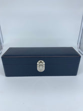 Carica l&#39;immagine nel visualizzatore di Gallery, Box luxury porta orologi Biondo 5 posti blu
