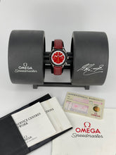Carica l&#39;immagine nel visualizzatore di Gallery, Omega Speedmaster Reduced Schumacher Edition 3810.61.41 year 1997 full set
