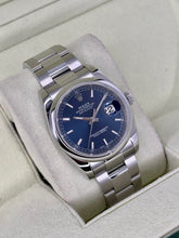 Carica l&#39;immagine nel visualizzatore di Gallery, Rolex Datejust 36 ref. 116200 year 2011 full set
