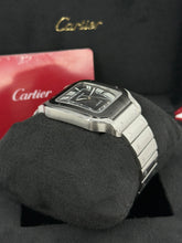 Carica l&#39;immagine nel visualizzatore di Gallery, Cartier Santos Large WSSA0037 year 2022 full set
