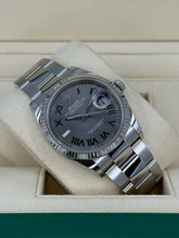 Carica l'immagine nel visualizzatore di Gallery, Rolex Datejust 36mm Wimbledon ref. 124273 year 2022 full set
