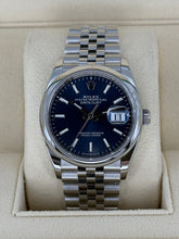 Carica l&#39;immagine nel visualizzatore di Gallery, Rolex Datejust 36mm Blu ref. 126200 year 2021 full set
