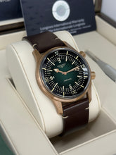 Carica l&#39;immagine nel visualizzatore di Gallery, Longines Legend Diver bronze ref. L37741502 year 2022 full set
