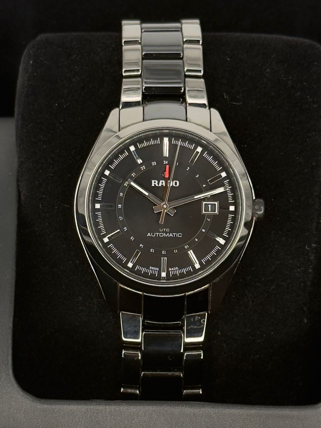 Rado HyperChrome XL UTC Platina ref. R32165152 year 2015 full set