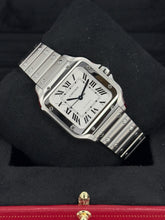 Carica l&#39;immagine nel visualizzatore di Gallery, Cartier Santos Medium WSSA0029 year 2022 full set
