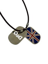 Carica l&#39;immagine nel visualizzatore di Gallery, Collana uomo D&amp;G piastrina bandiera inglese
