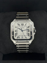 Carica l&#39;immagine nel visualizzatore di Gallery, Cartier Santos Large WSSA0018 year 2022 full set
