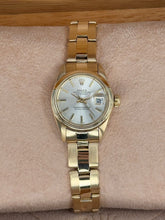 Carica l'immagine nel visualizzatore di Gallery, Rolex Lady-Datejust 26mm 18K yellow gold ref. 6916 year 1977
