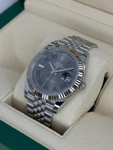 Carica l&#39;immagine nel visualizzatore di Gallery, Rolex Datejust 41mm Wimbeldon 126334 year 2019 full set
