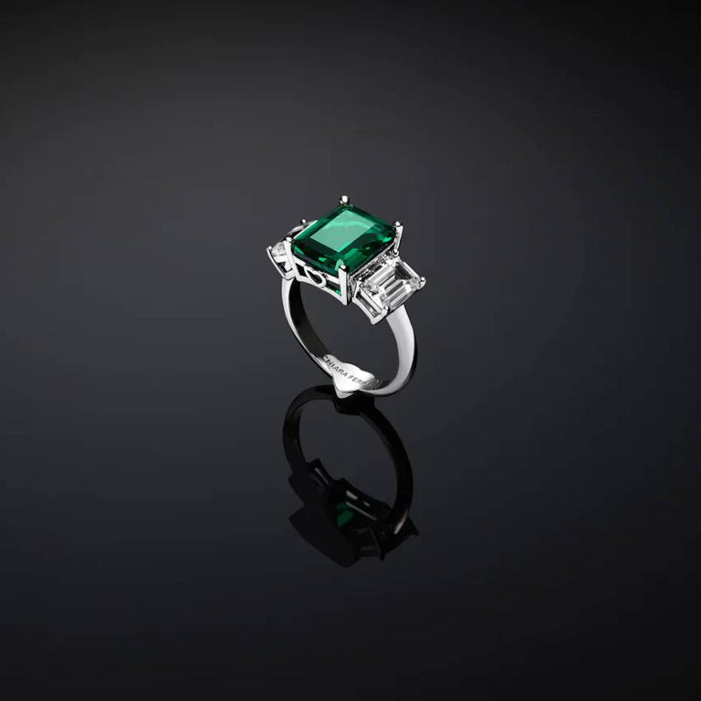 Anello donna CHIARA FERRAGNI Trilogy Emerald – BIONDO GIOIELLERIA