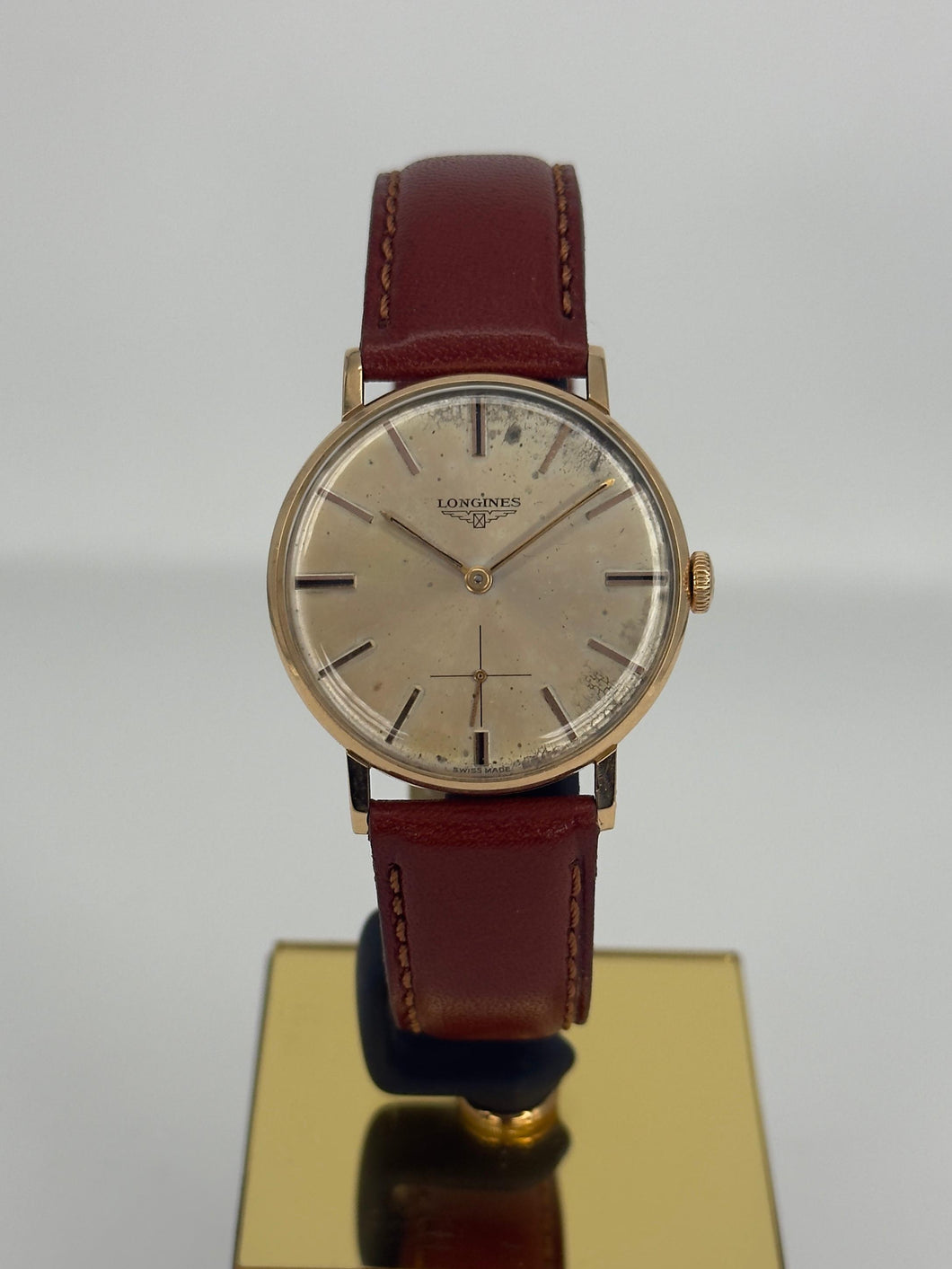 Longines vintage in oro giallo 18 KT 34mm