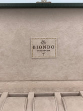 Carica l&#39;immagine nel visualizzatore di Gallery, Box porta orologi Biondo 10 posti verde
