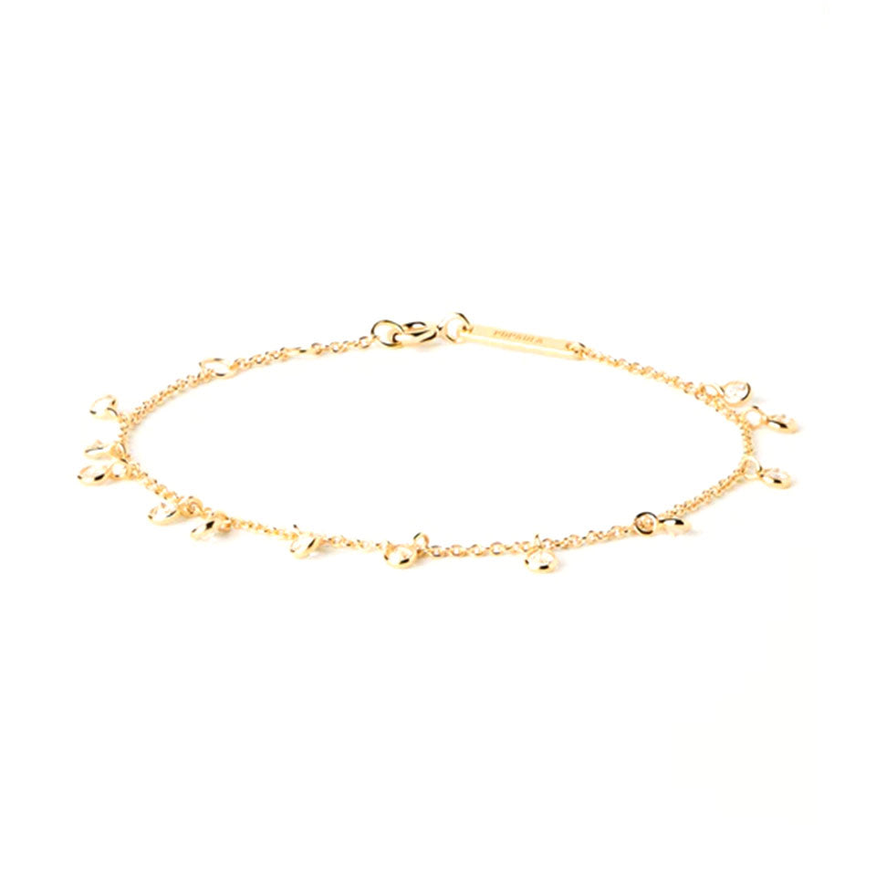 Bracciale donna PDPAOLA zirconi pendenti