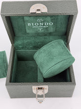Carica l&#39;immagine nel visualizzatore di Gallery, Box luxury porta orologi Biondo 2 posti nera
