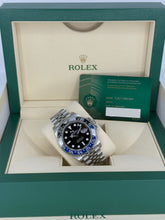 Carica l'immagine nel visualizzatore di Gallery, Rolex GMT-Master II Batgirl 126710BLNR year 2020 full set
