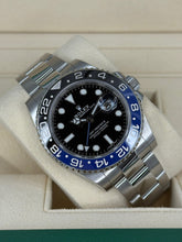 Carica l'immagine nel visualizzatore di Gallery, Rolex GMT-Master II Batman 116710BLNR year 2016 full set
